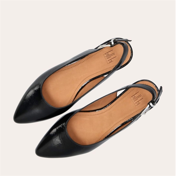 Billi Bi A16302 Slingbacks, Black Venice